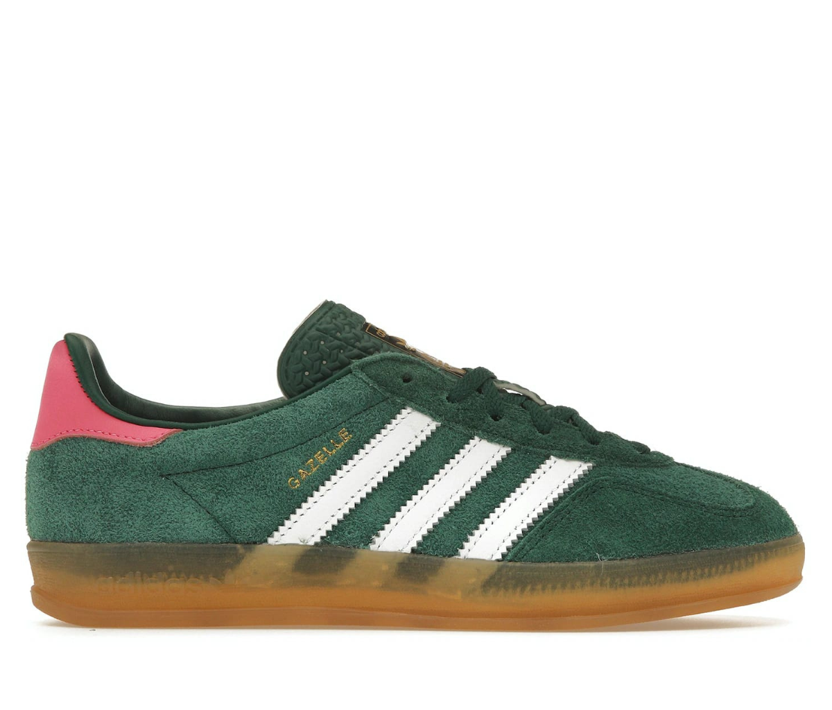 adidas Gazelle Indoor Collegiate Green Lucid Pink (Women's)