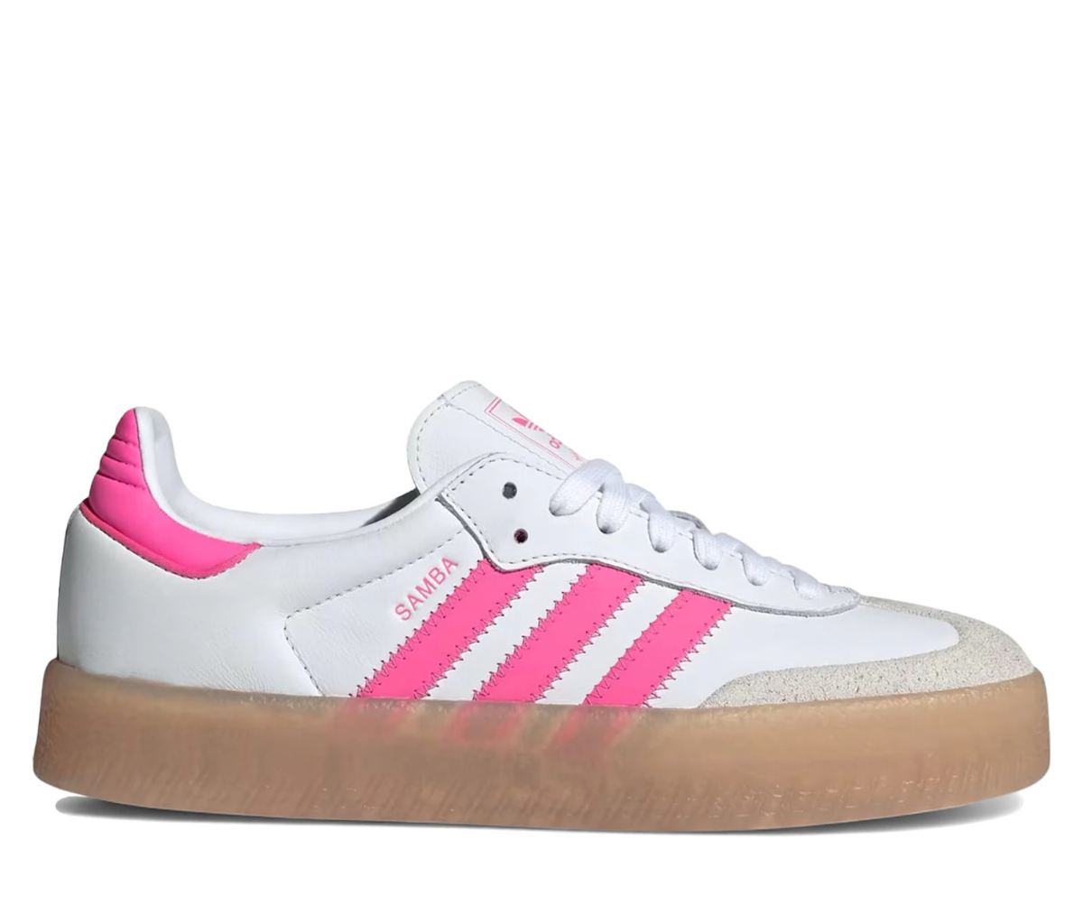 adidas Sambae White Off White Lucid Pink (Women's)