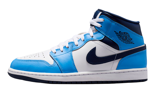 Jordan 1 Mid University Blue Midnight Navy