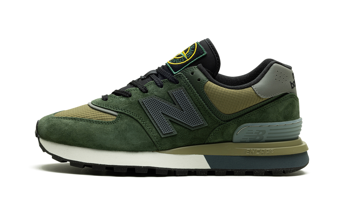 New Balance 574 Legacy Stone Island Dark Green