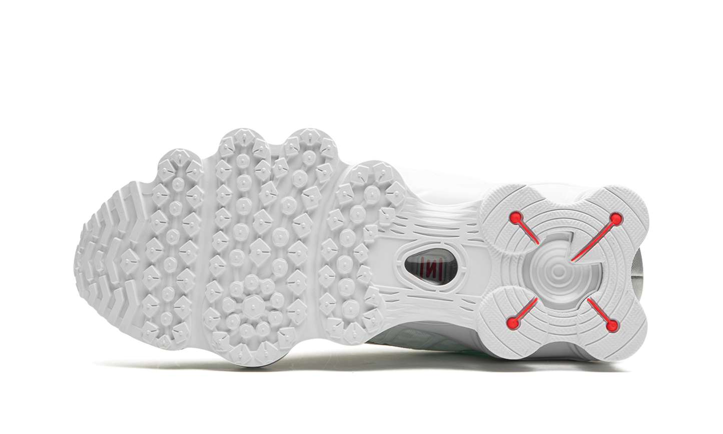 Nike Shox TL White Metallic Silver Max Orange (Women's)