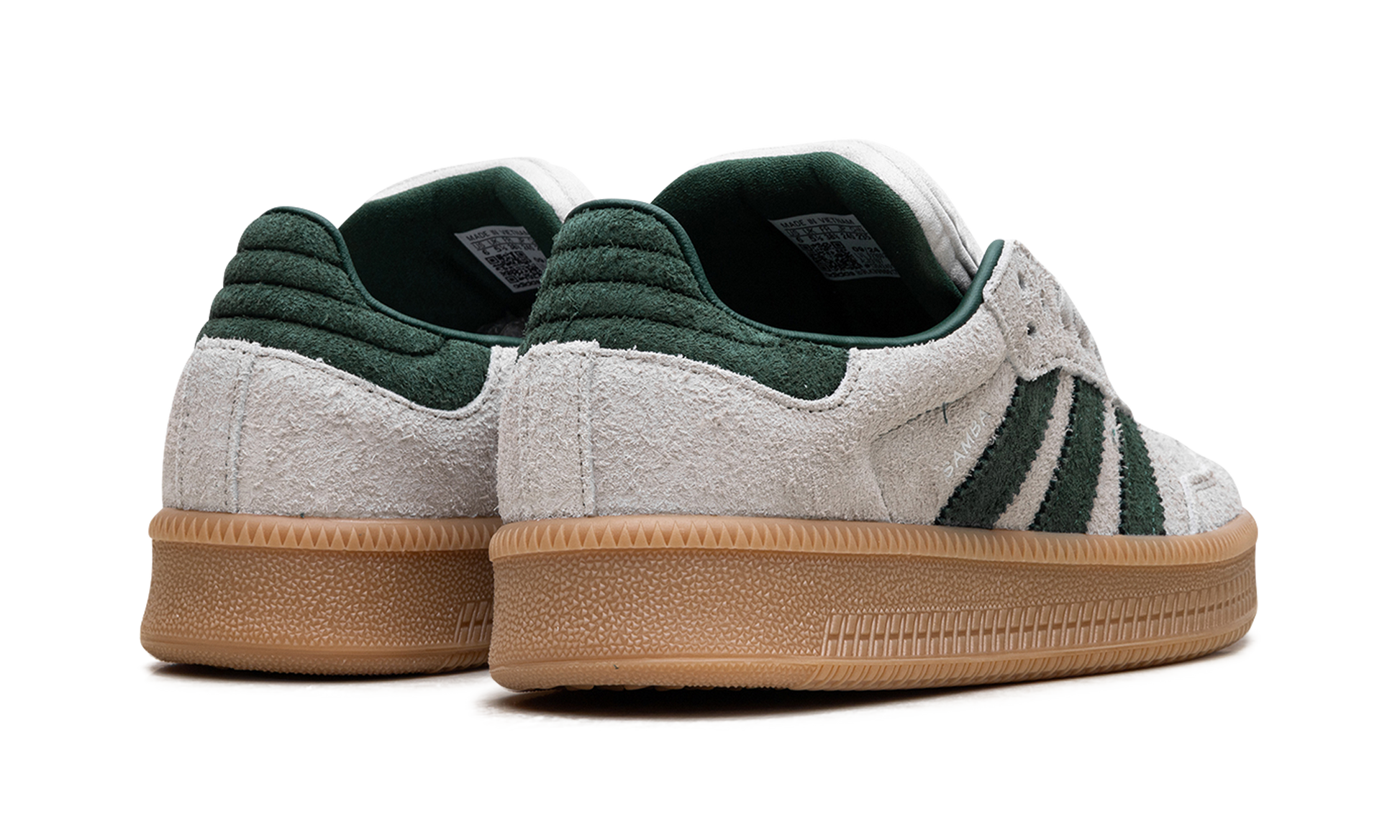 adidas Samba XLG Putty Grey Collegiate Green