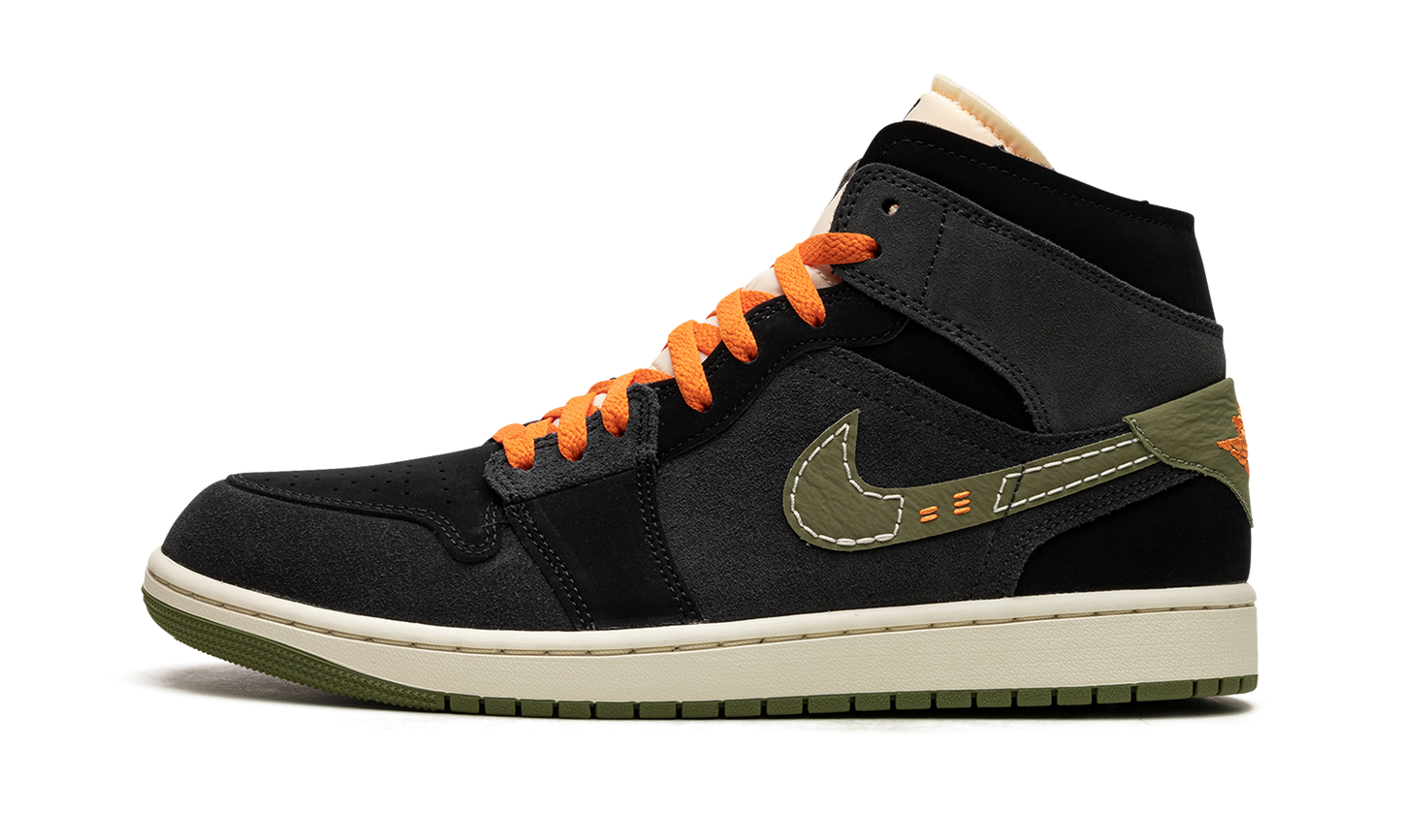 Jordan 1 Mid SE Craft Anthracite Light Olive