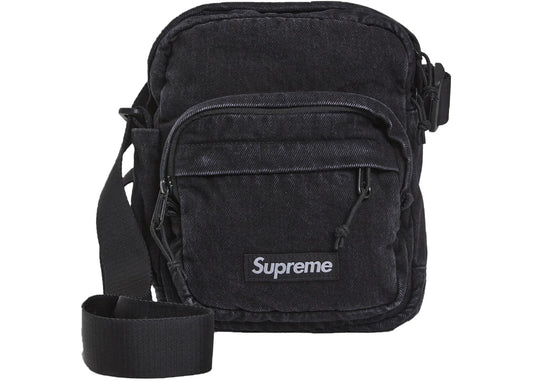 Supreme Denim Shoulder Bag Black