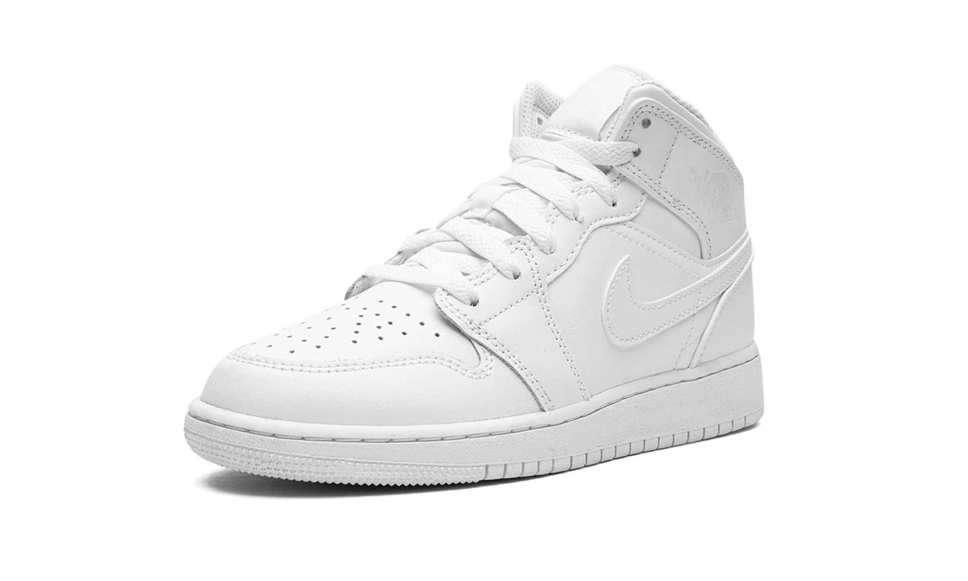Jordan 1 Mid Triple White (2023) (GS)