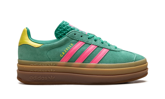 adidas Gazelle Bold Court Green Lucid Pink (Women's)