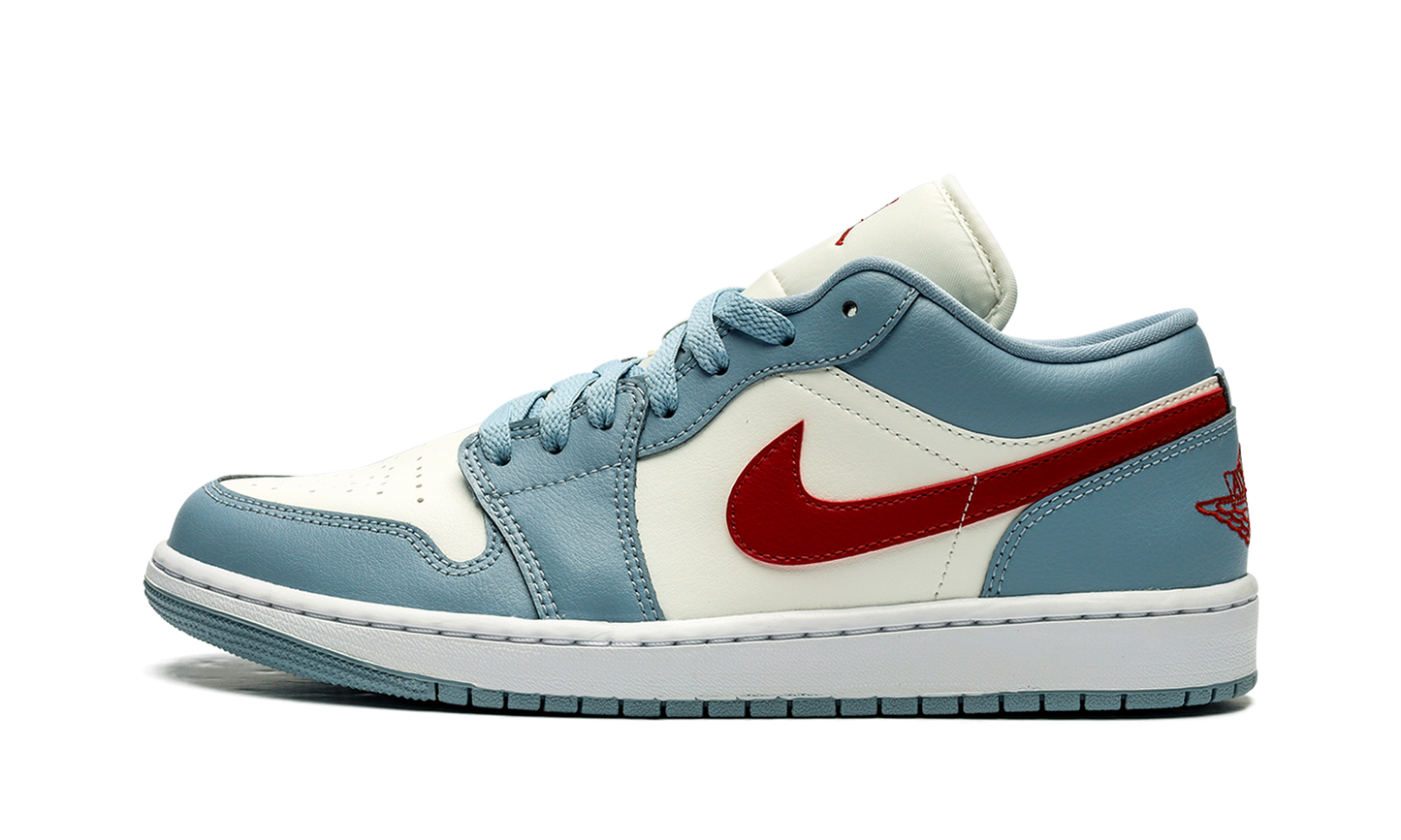 Jordan 1 Low Blue Whisper Dune Red (Women's)
