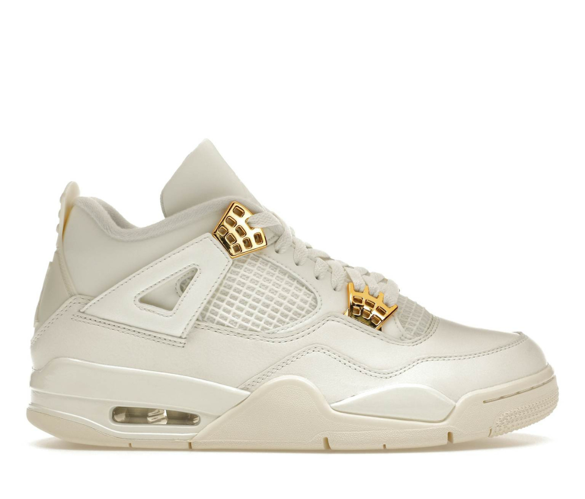 Jordan 4 Retro Metallic Gold (Women's)
