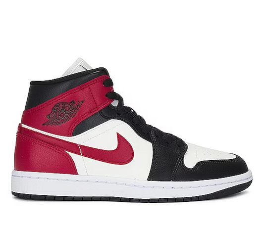 Jordan 1 Mid Gym Red Off Noir (Women's)