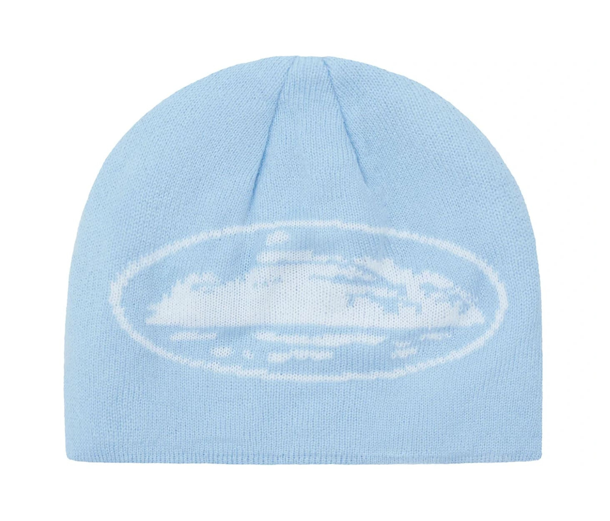 Corteiz Alcatraz Skully Baby Blue