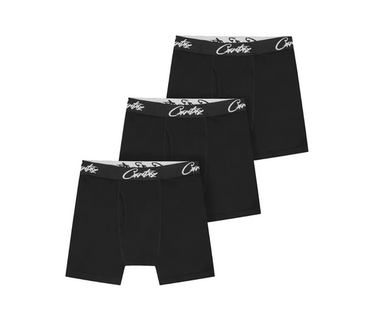 Corteiz Allstarz Boxers (3 Pack) Black