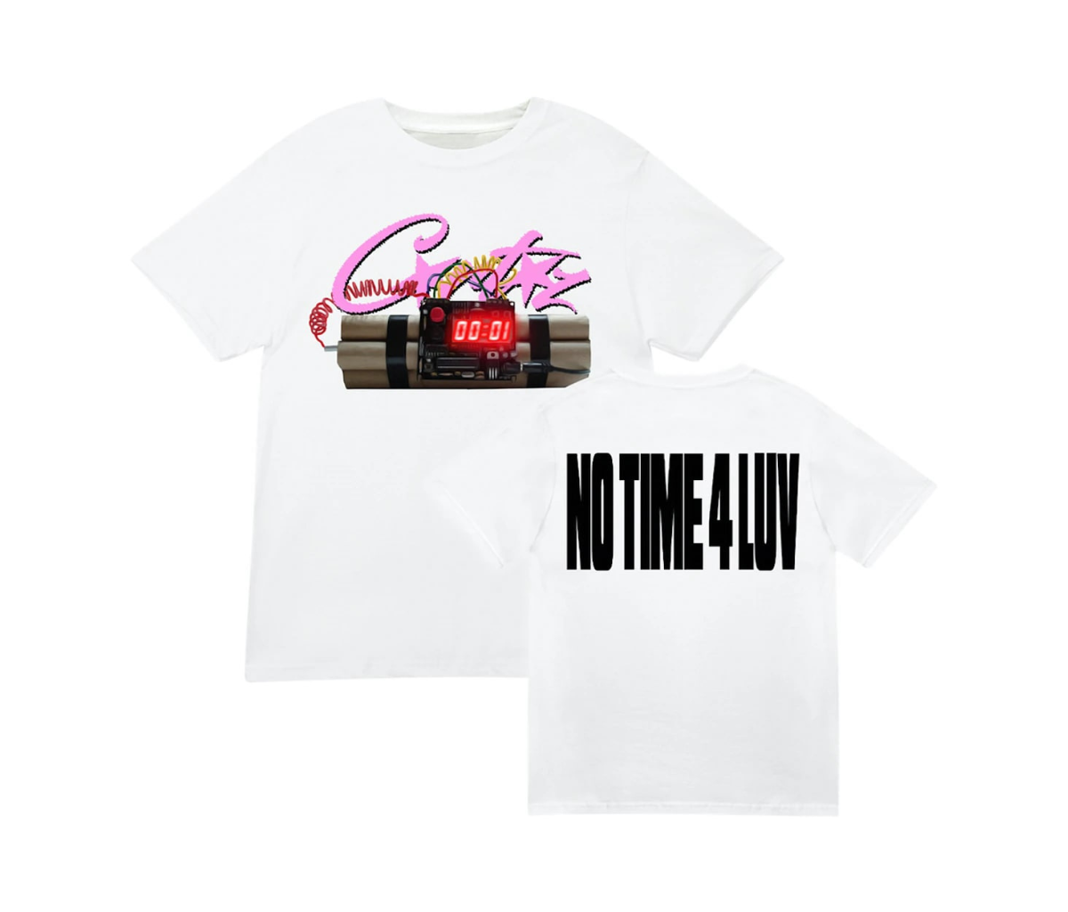 Corteiz No Time 4 Luv Tee White