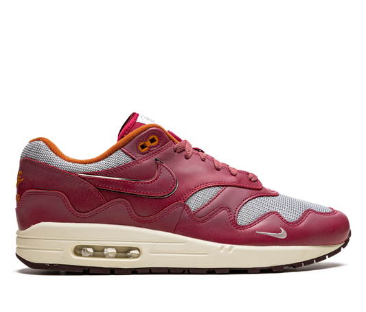 Nike Air Max 1 Patta Waves Rush Maroon (without Bracelet)