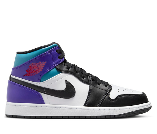 Jordan 1 Mid Court Purple Tropical Twist
