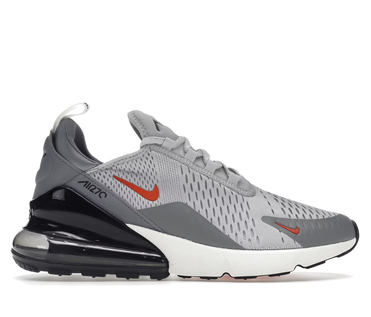 Nike Air Max 270 Grey Fog Team Orange Sail