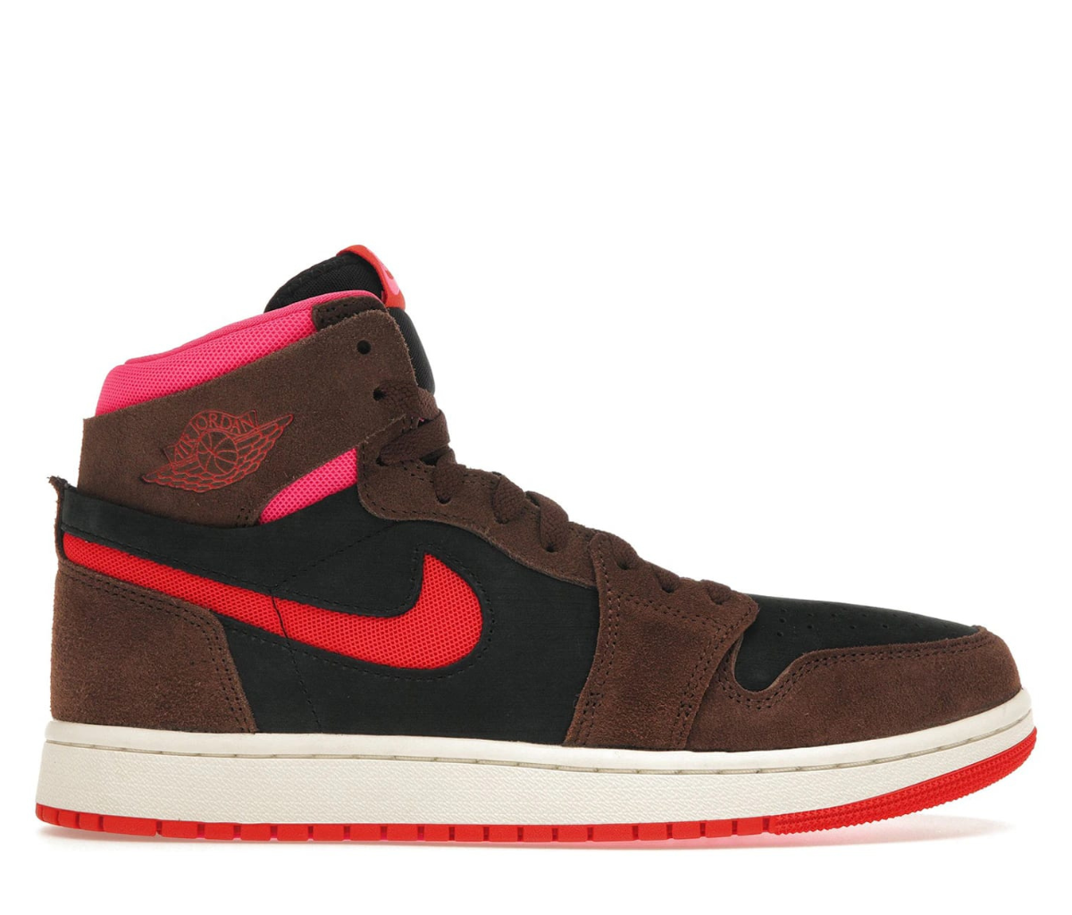 Jordan 1 High Zoom Air CMFT 2 Cacao Wow Picante Red (Women's)