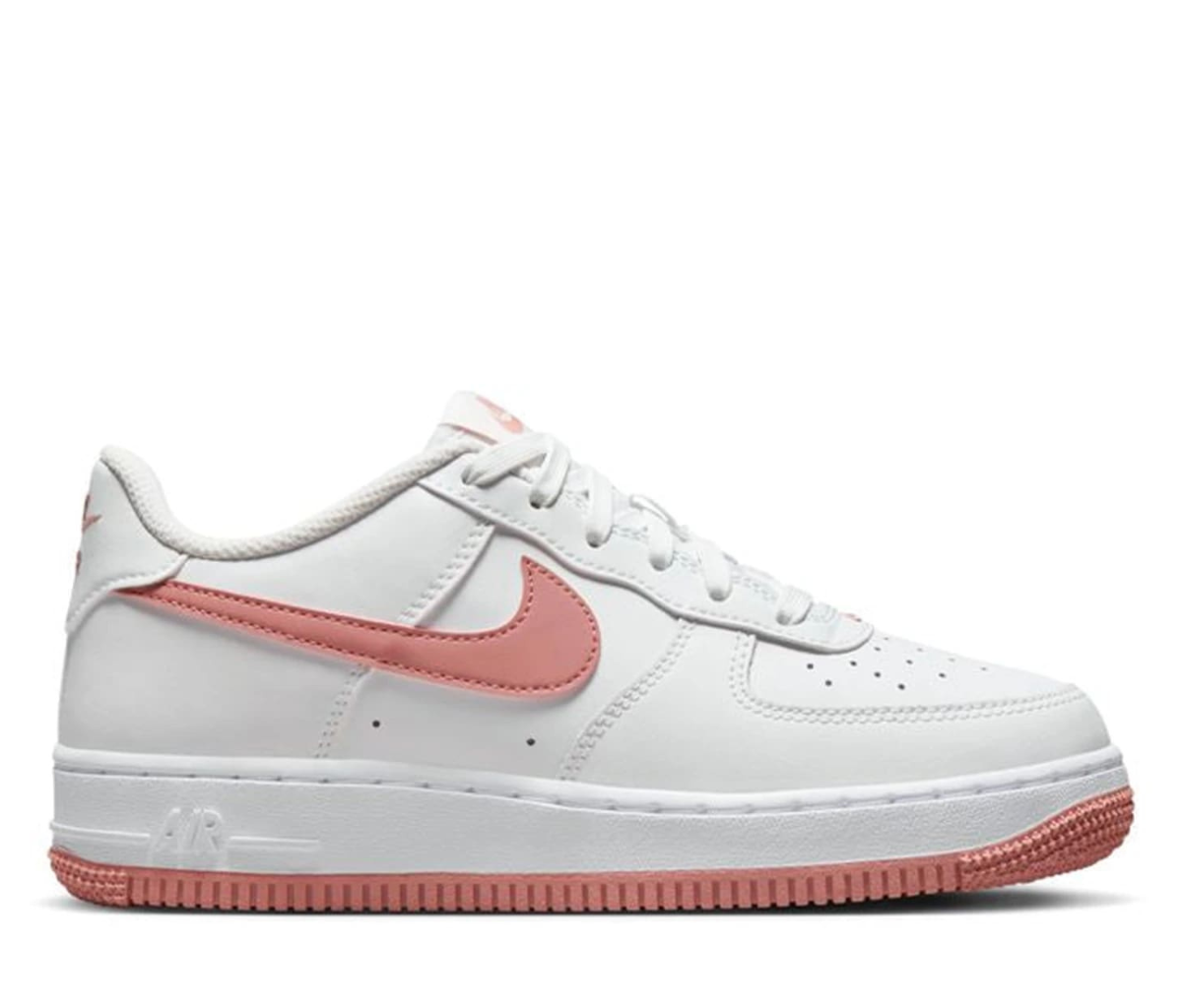 Nike Air Force 1 Low Summit White Red Stardust (GS)