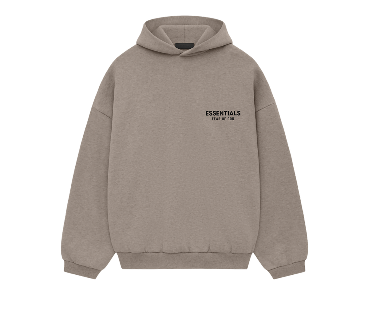 Fear of God Essentials Fleece Hoodie (FW24) Heather Gray