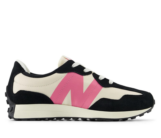 New Balance 327 Black Real Pink (GS)