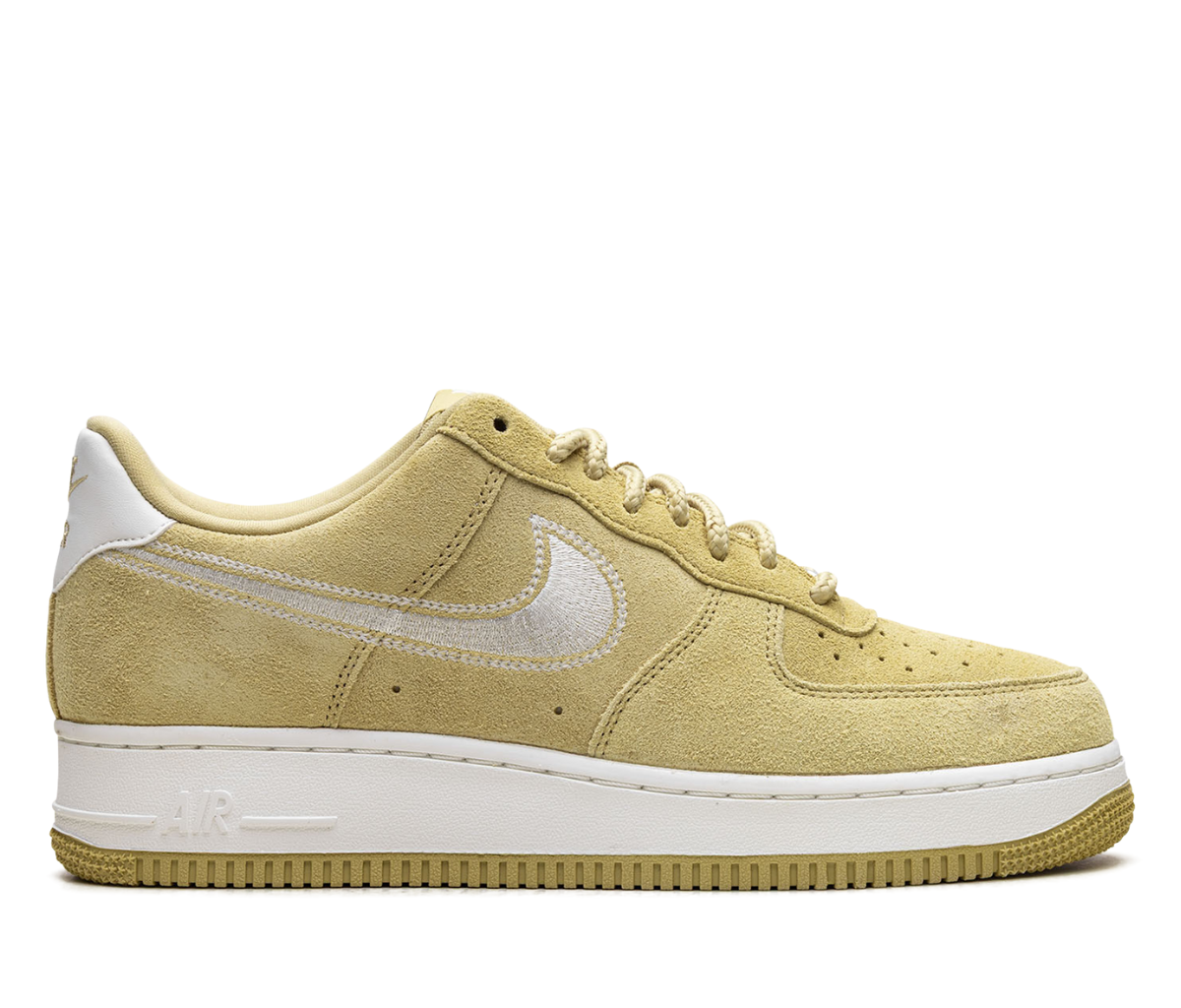 Nike Air Force 1 Low '07 LV8 Buff Gold Sail Embroidered Swoosh