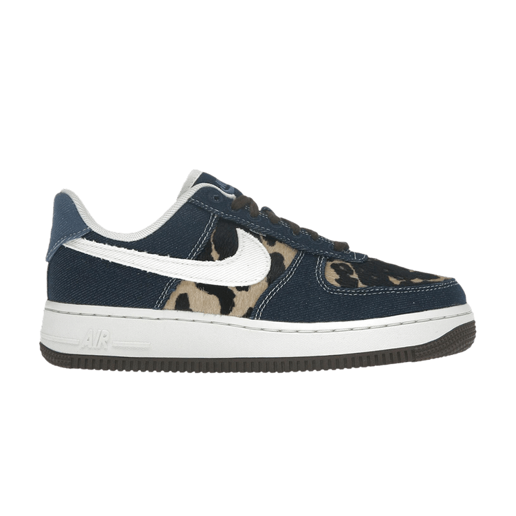 Nike Air Force 1 Low Cheetah Blue Denim (Women's)