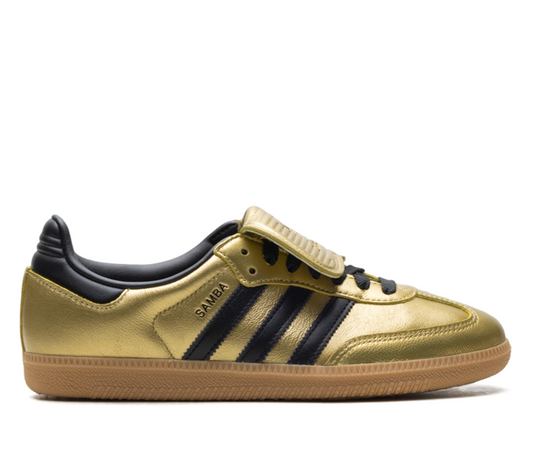 adidas Samba LT Gold Metallic Black Gum (Women's)