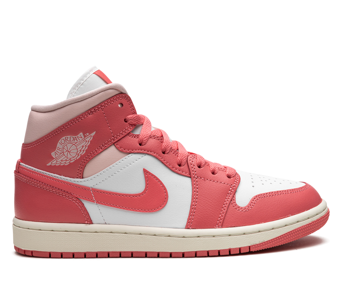Jordan 1 Mid Strawberries and Cream (Women's)