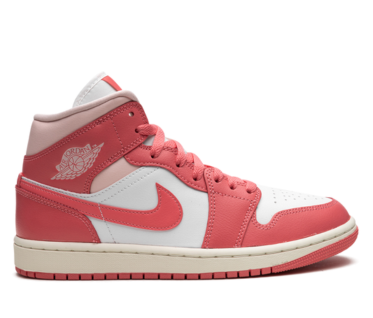 Jordan 1 Mid Strawberries and Cream (Women's)