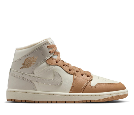 Jordan 1 Mid Tan Toe (Women's)