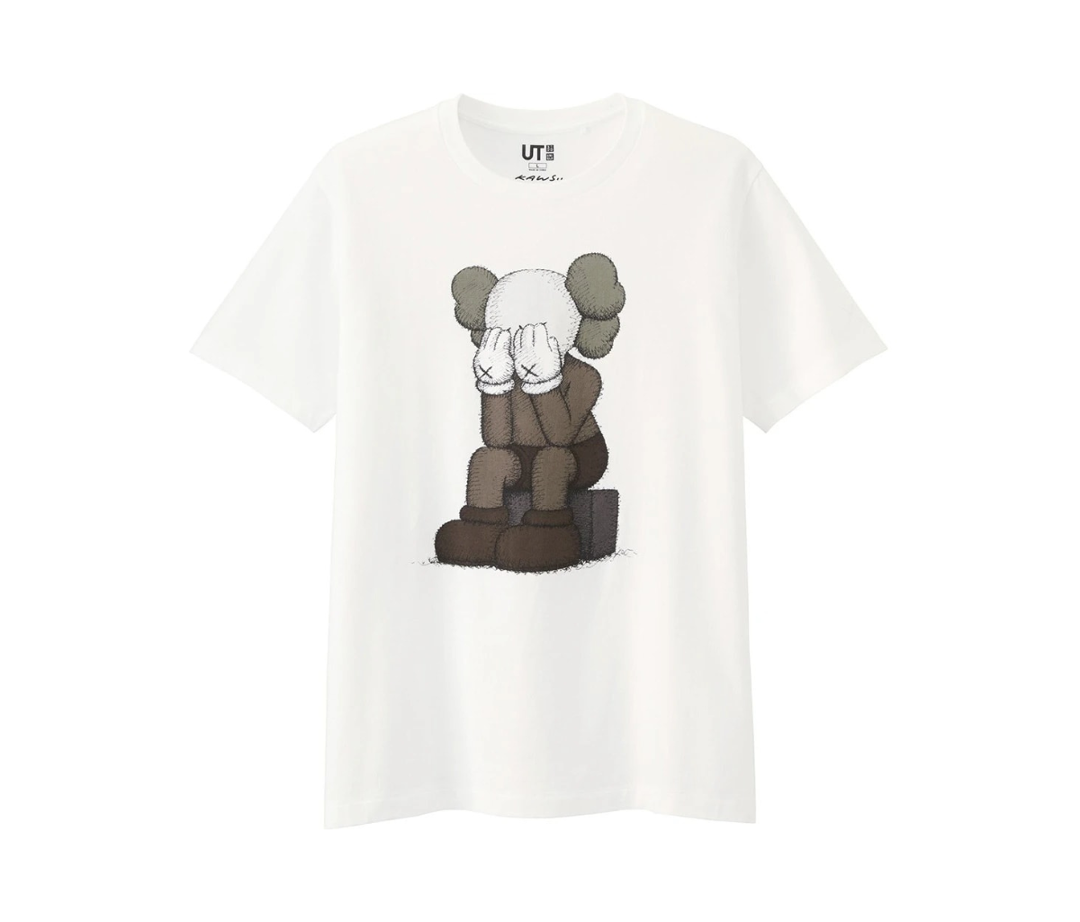 KAWS x Uniqlo Passing Through Tee White