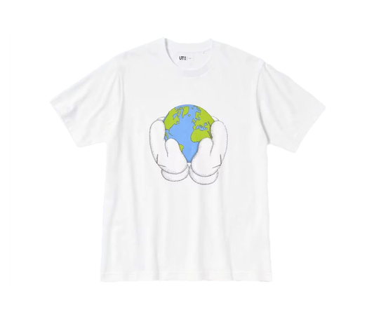 KAWS x Uniqlo Peace For All S/S Graphic T-shirt (Asia Sizing) White