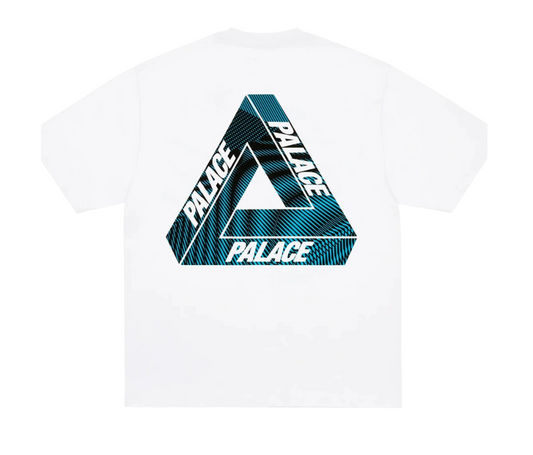 Palace Tri-Vex T-Shirt White/Blue