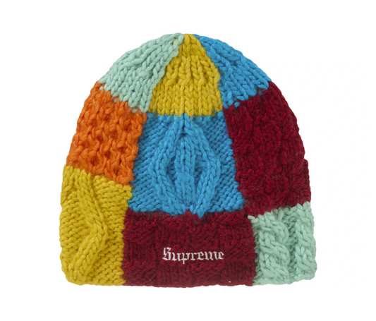 Supreme Block Knit Beanie Multicolor