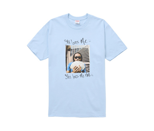 Supreme Max B Tee Powder Blue