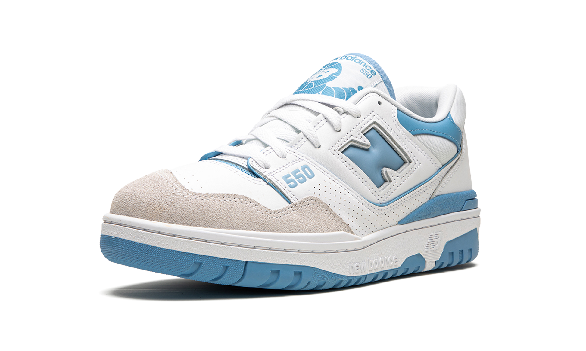 New Balance 550 White Blue Haze Rain Cloud