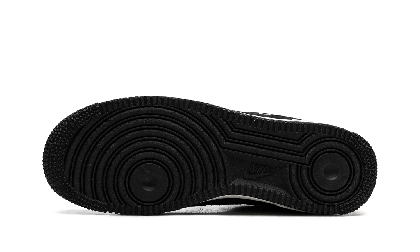 Nike Air Force 1 Low '07 LV8 Black Sail Embroidered Swoosh