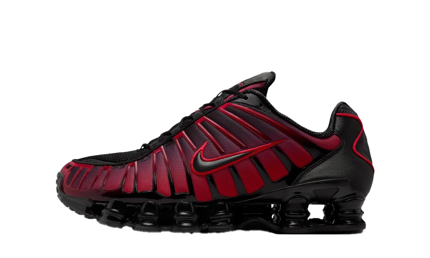 Nike Shox TL Black University Red Gradient