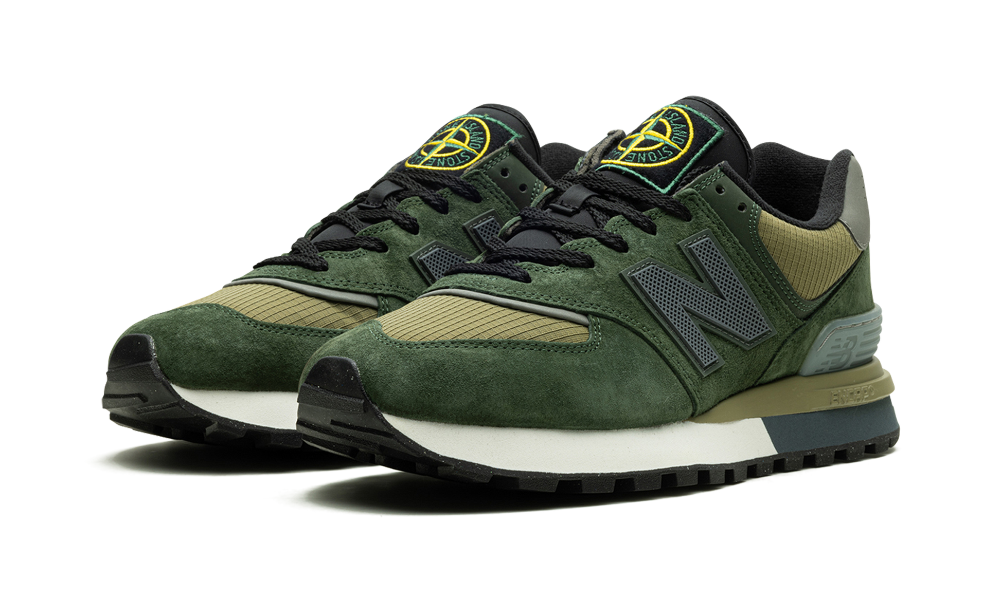 New Balance 574 Legacy Stone Island Dark Green