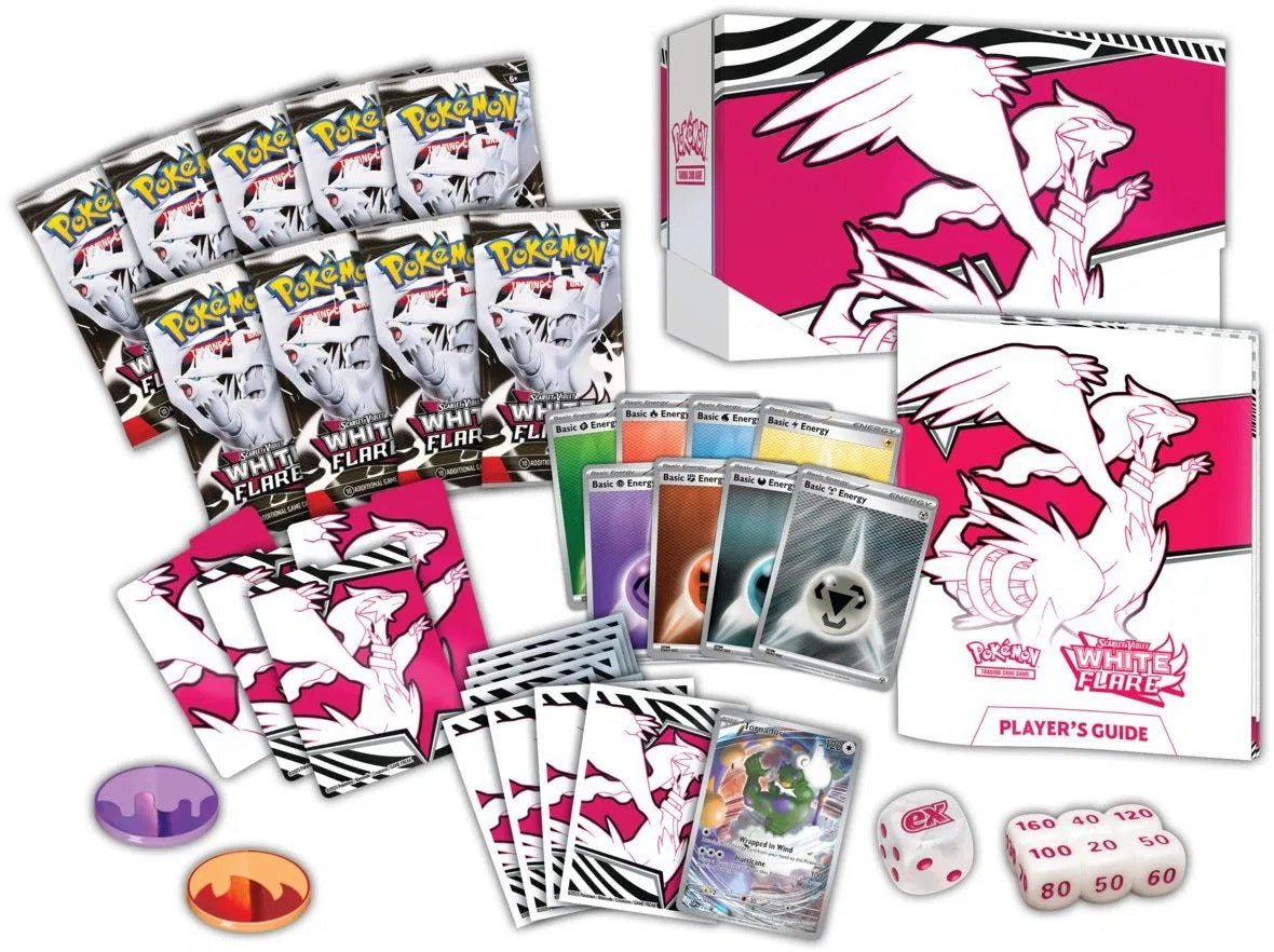 Pokemon White Flare Elite Trainer Box 2025 Pokémon Scarlet & Violet