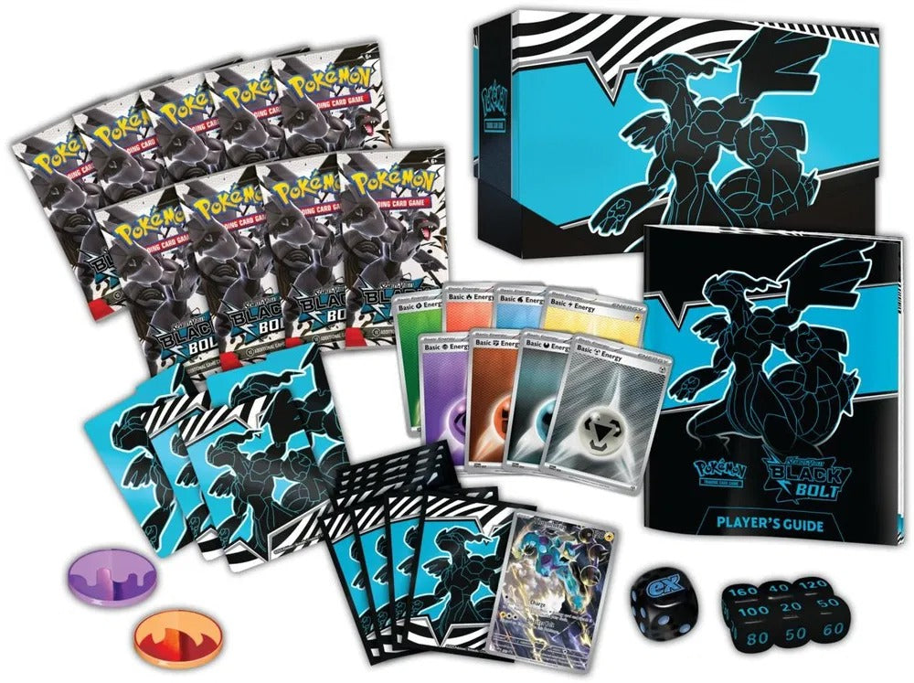 Pokemon Black Bolt Elite Trainer Box 2025 Pokémon Scarlet & Violet