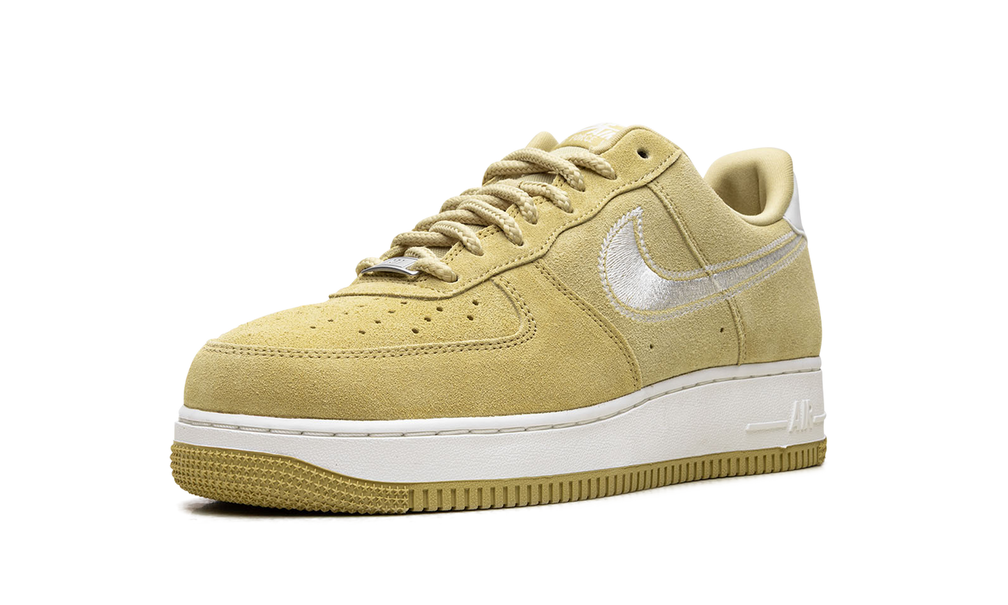 Nike Air Force 1 Low '07 LV8 Buff Gold Sail Embroidered Swoosh