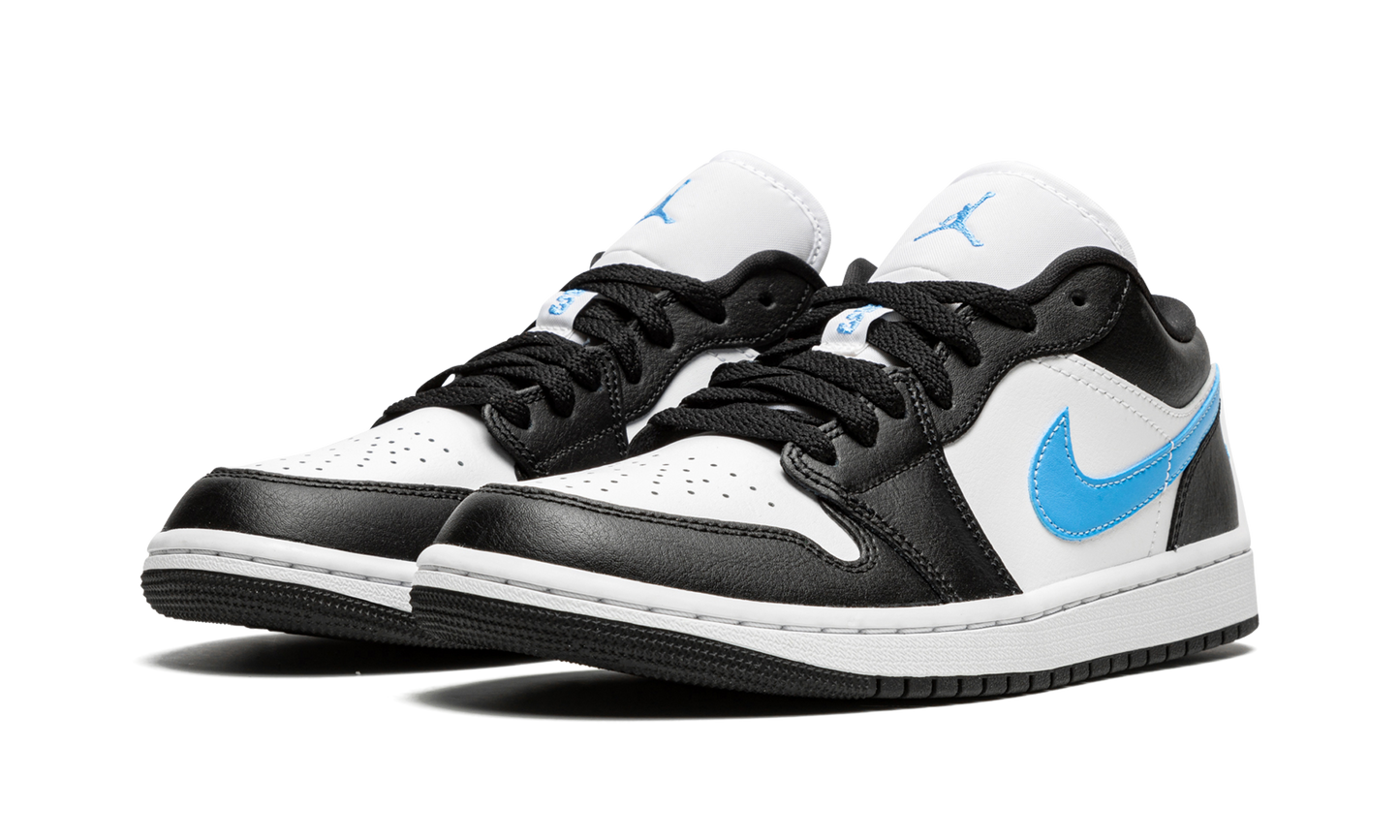 Jordan 1 Low Black University Blue White (Women's)