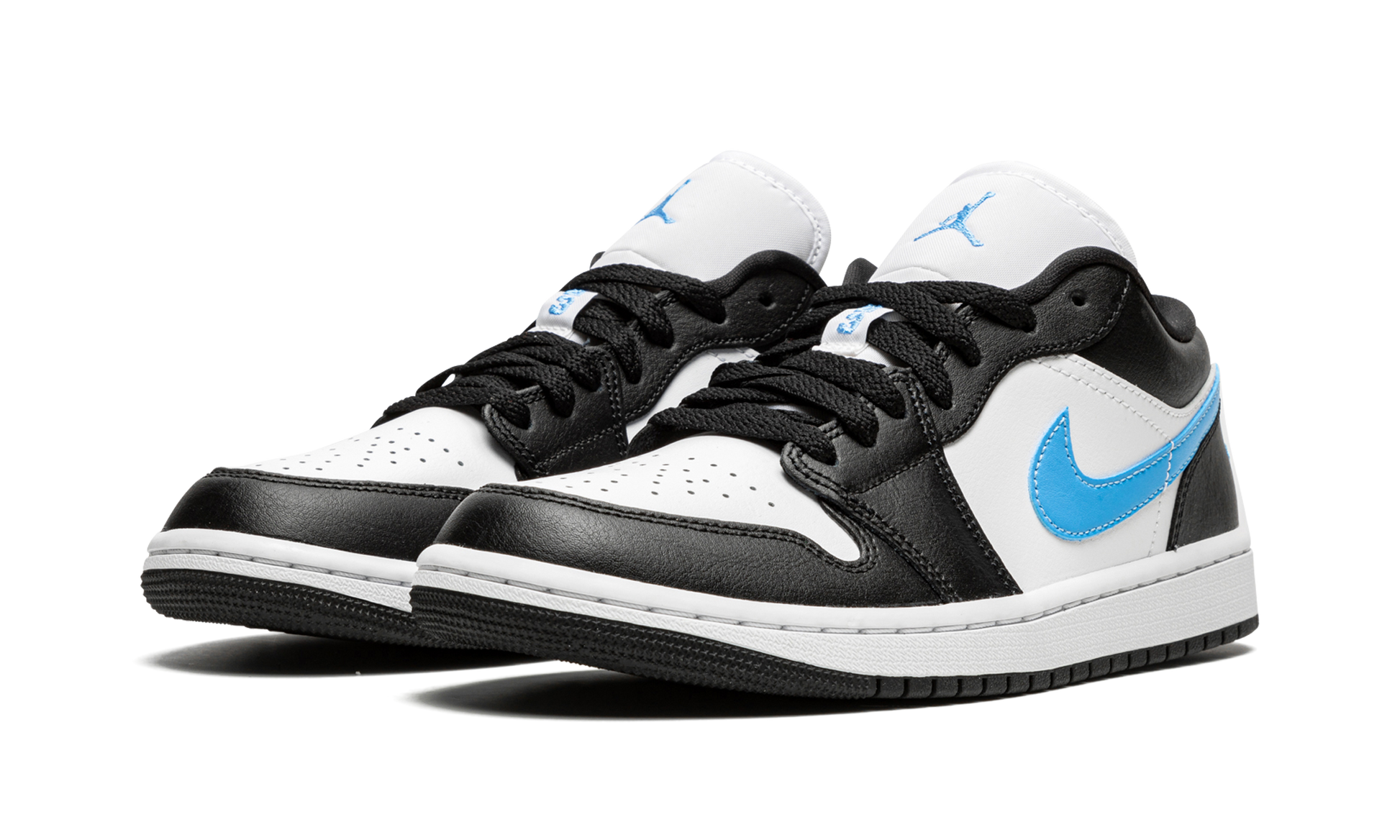 Jordan 1 Low Black University Blue White (Women's)