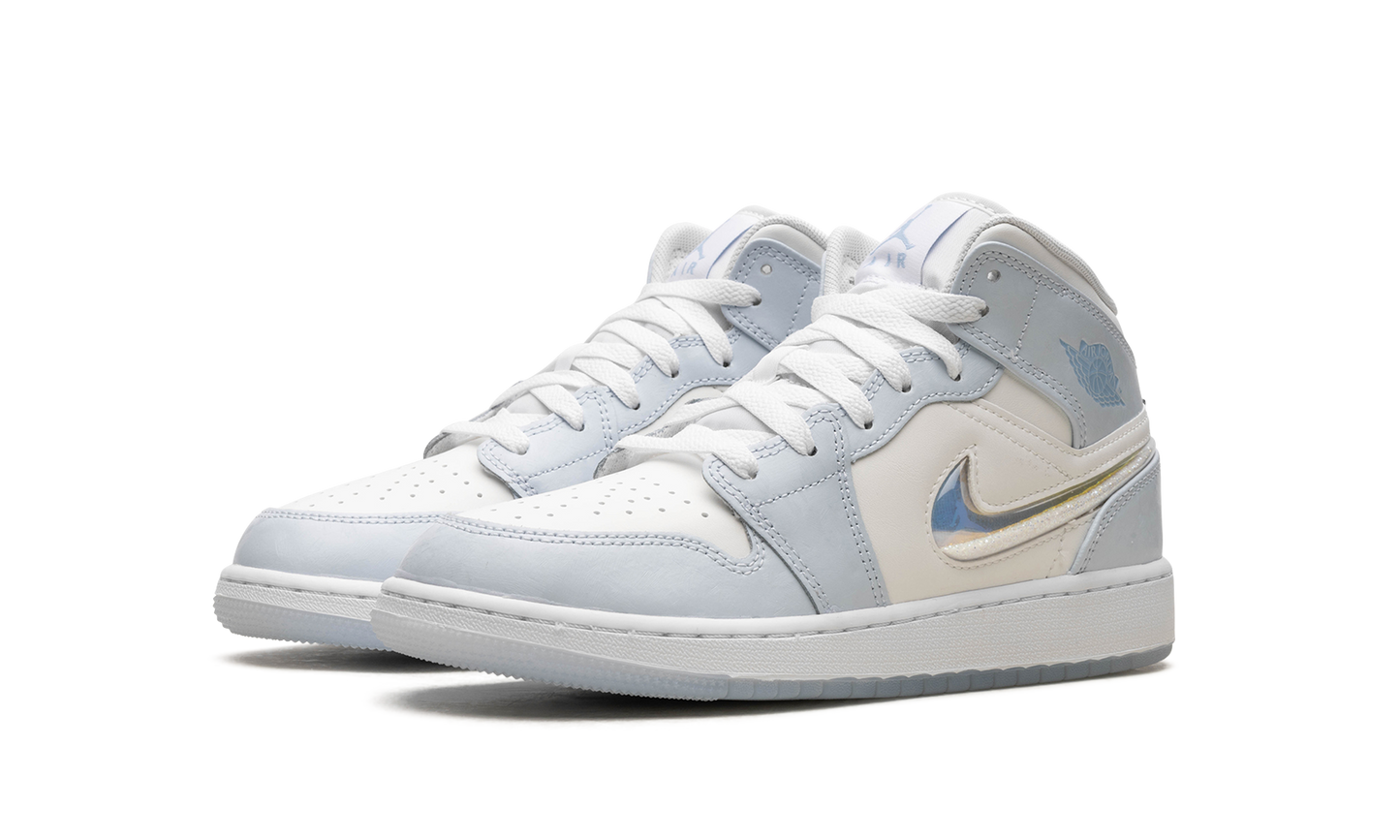 Jordan 1 Mid SE Glitter Swoosh (GS)