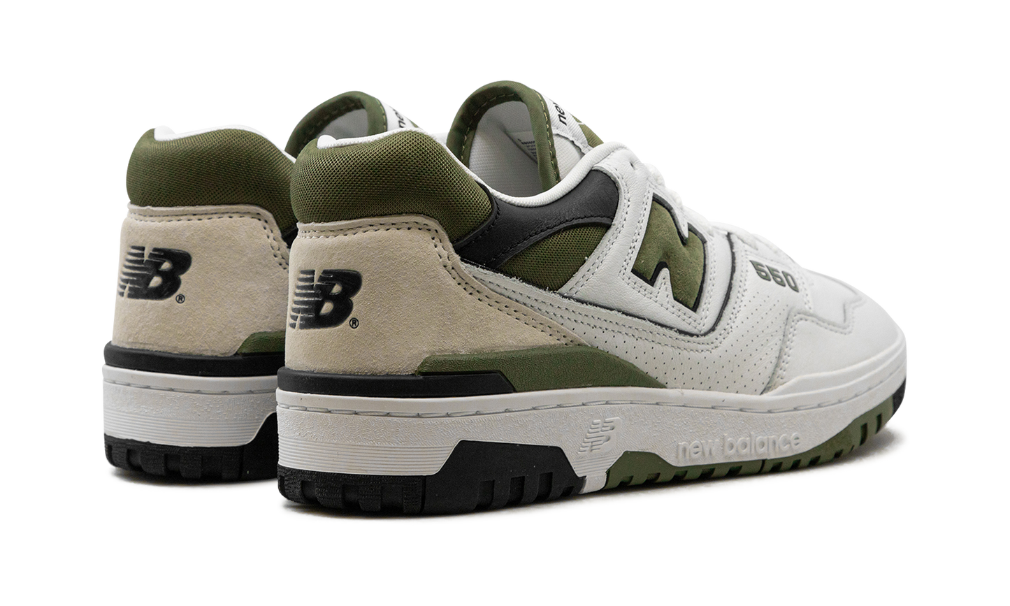 New Balance 550 White Dark Olivine