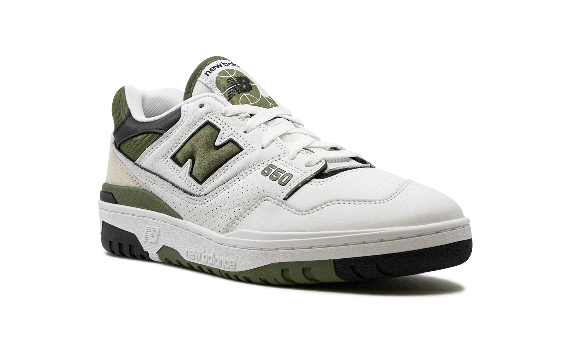 New Balance 550 White Dark Olivine