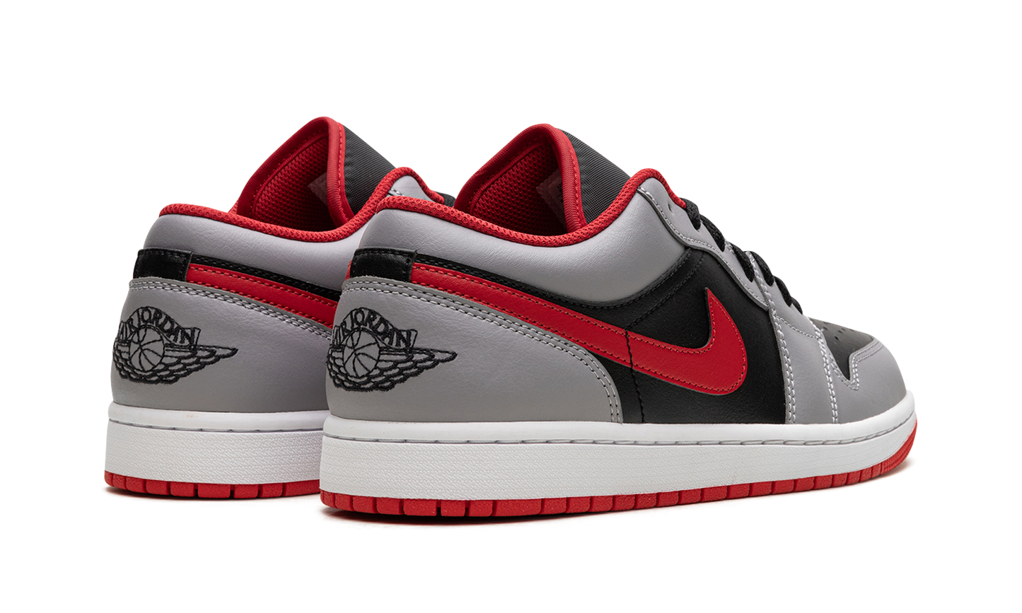Jordan 1 Low Black Light Smoke Grey Gym Red